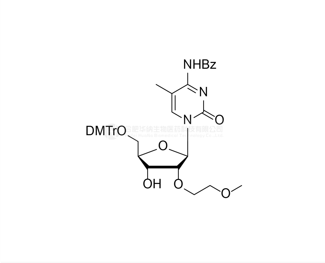 5'-O-DMTr-2'-O-MOE-5-Me-rC(Bz)